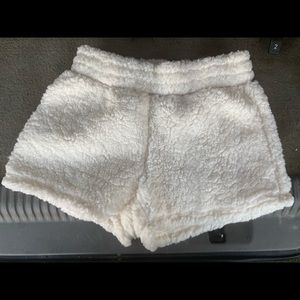 Fluffy shorts